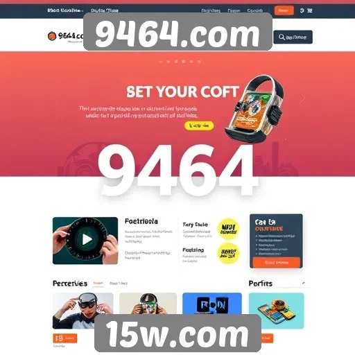 Interface e usabilidade do site 9464.com