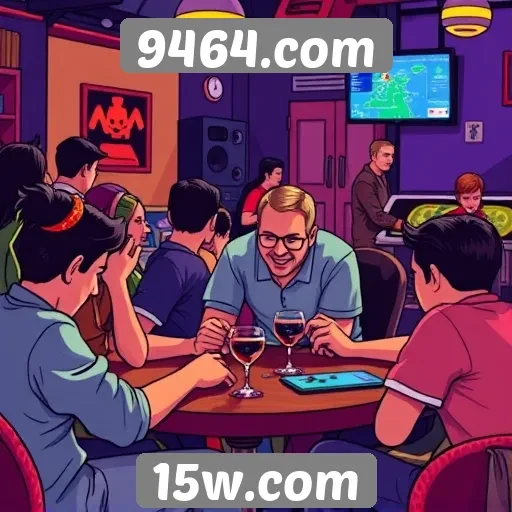 Como a comunidade de jogadores interage no 9464.com